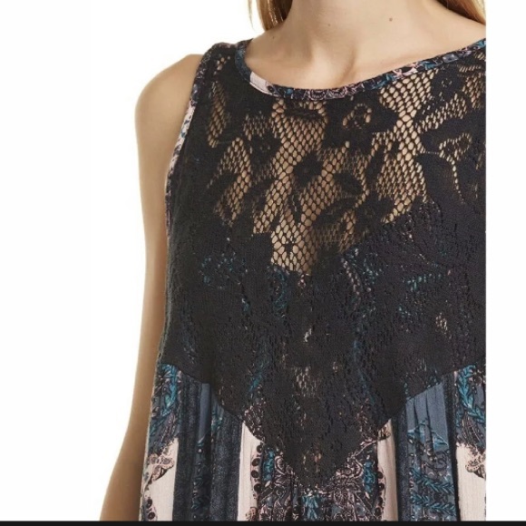Free People Count Me In Trapeze Tank Lace Insert - Picture 3 of 7